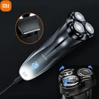 Электробритва Xiaomi BlackStone 3, водонепроницаемая, IPX7, с ЖК-дисплеем
