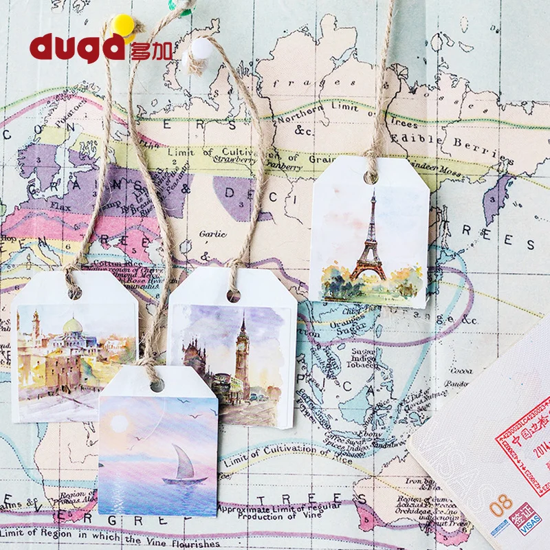 Один человек путешествия декоративные канцелярские наклейки самоклеющиеся