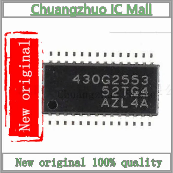 

10PCS/lot MSP430G2553IPW28R TSSOP28 MSP430G2553IPW28 MSP430G2553 430G2553 TSSOP-28 SMD IC Chip New original