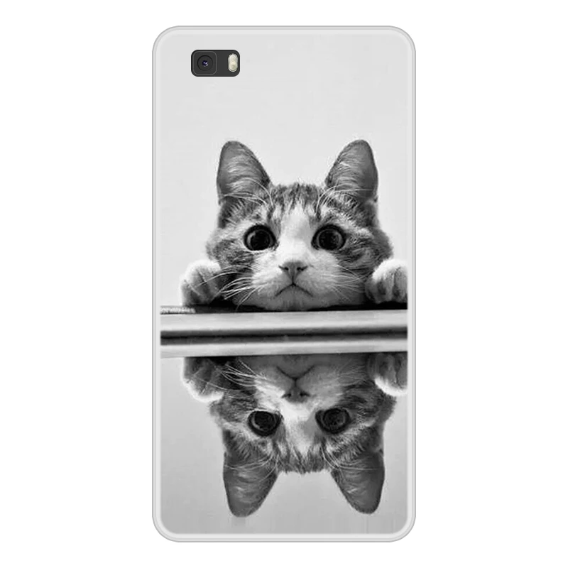 Case for Huawei P8 Lite Soft Silicone TPU Chic Pattern Paint Phone Cover P8Lite P 8 ALE L21 In Stock |