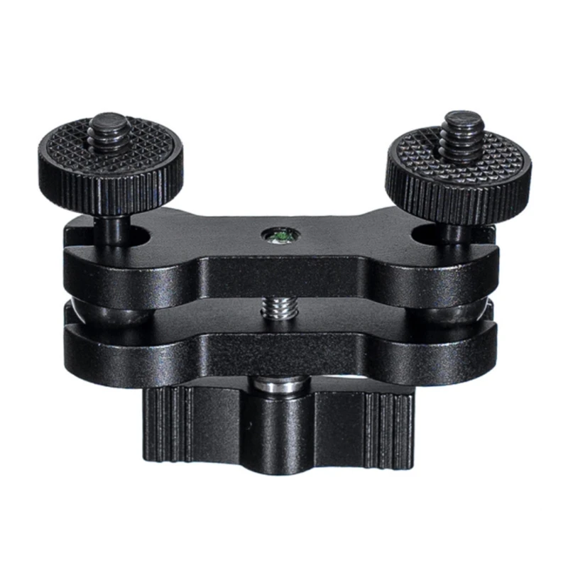 

Articulating Double Ballhead Arm Clamp Mount 1/4" Magic-Tripod Arms for Photography Video Camera Rig LED Light Monitor