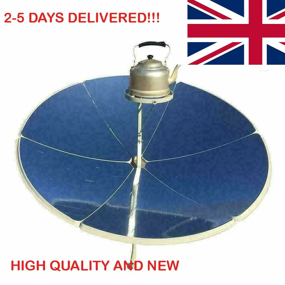 

4YANG 1.5m Diameter 1800W Parabolic Portable Solar Cooker Stoves Camping Outdoor UK
