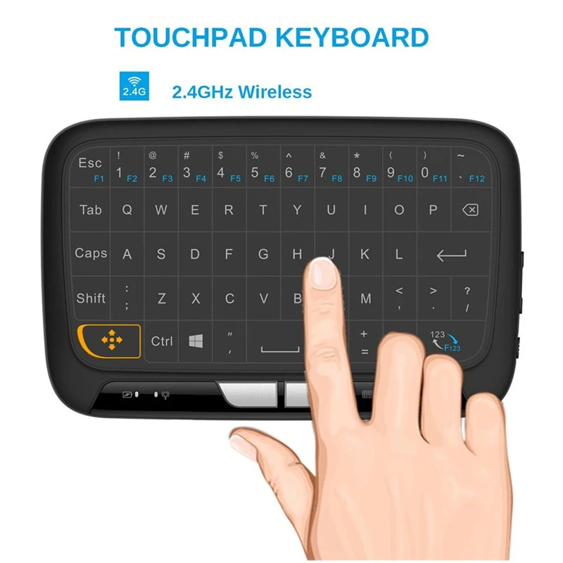 Английская мини-клавиатура 2,4G RF Air mouse беспроводная клавиатура Пульт дистанционного управления с голосовой подсветкой для Android Smart tv Box X96 MAX