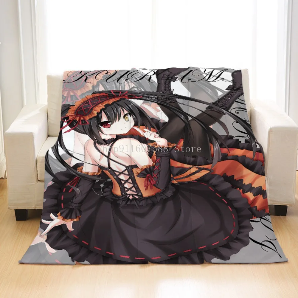 Фланелевое Одеяло для девочек модное моющееся одеяло с 3D рисунком аниме дома и
