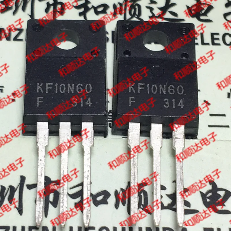 

10 шт. KF10N60 TO-220F 600V 10A