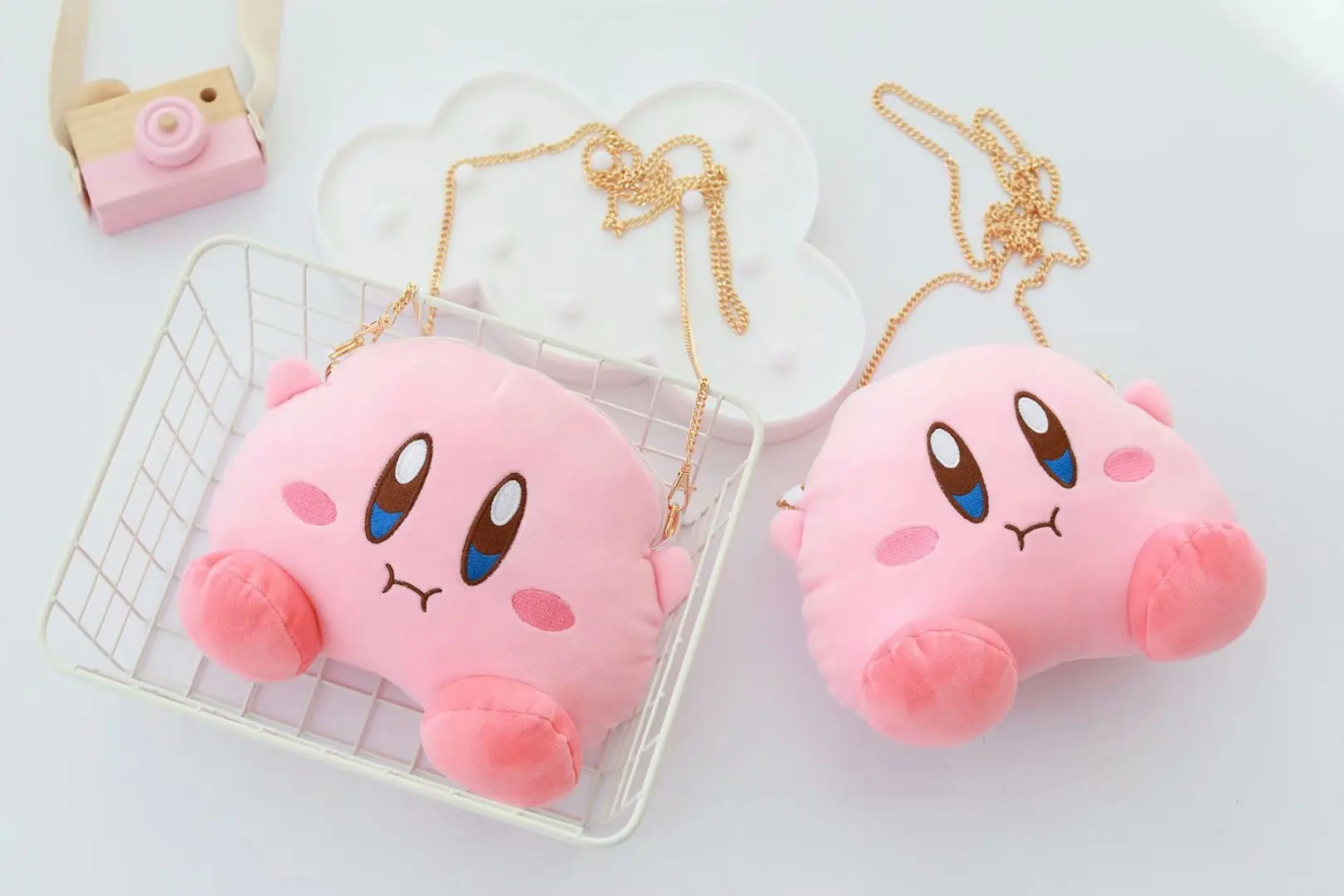 Япония звезда HAL Kirby Adventure baby girl плечо плюшевая сумка мессенджер сумки через плечо мультфильм девушки сумка в виде игрушки