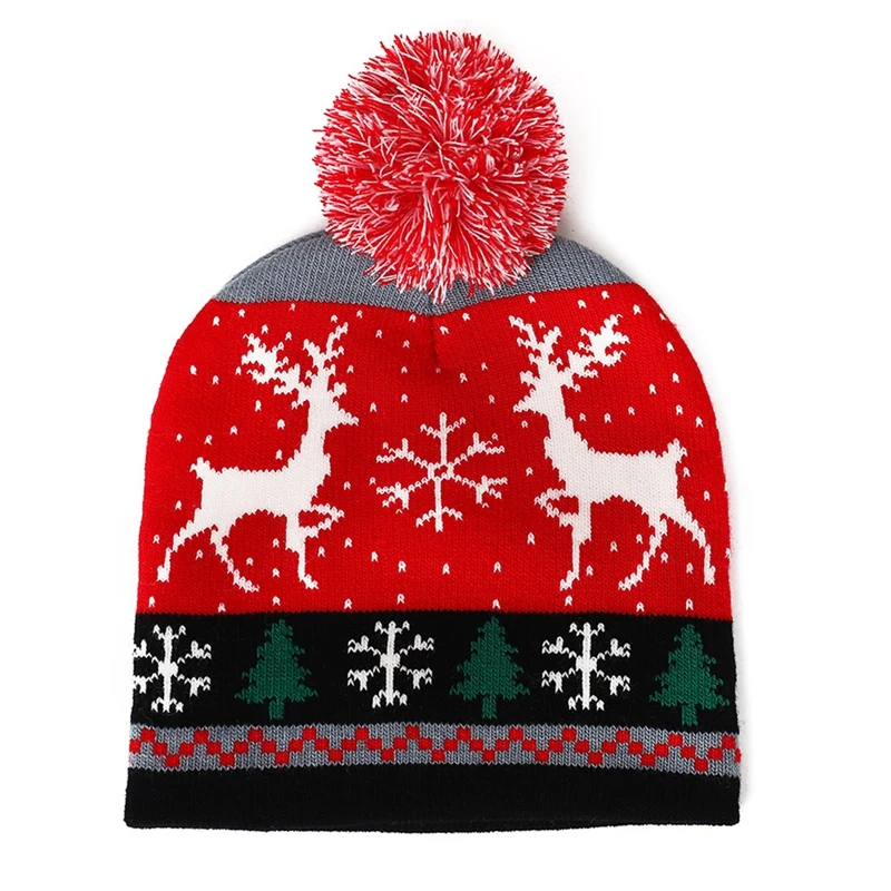 

Christmas Decorations Adult Knitted Christmas Hats