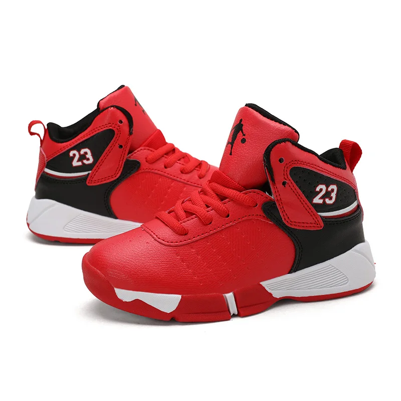 

Children Sport Trainer Shoes Basket Sport Outdoor Sports Kids Sneakers High Quality Boys Basketball Shoes Anti-skid Jordan Shoes