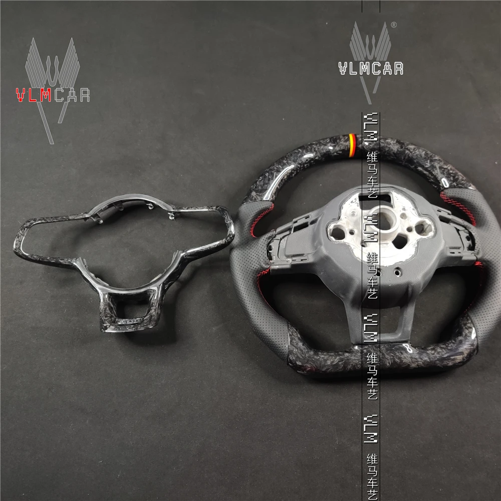 Индивидуальное индивидуальное рулевое колесо из углеродного волокна для VW Golf MK7