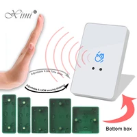surface installation ultrathin no touch infrared contactless door release switch access control exit button with 86mm back case
