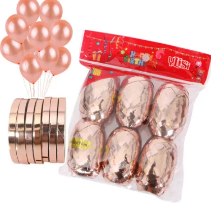 6 шт./лот 10 м Латекс ленты для воздушных шаров одежда свадьбы дня рождения