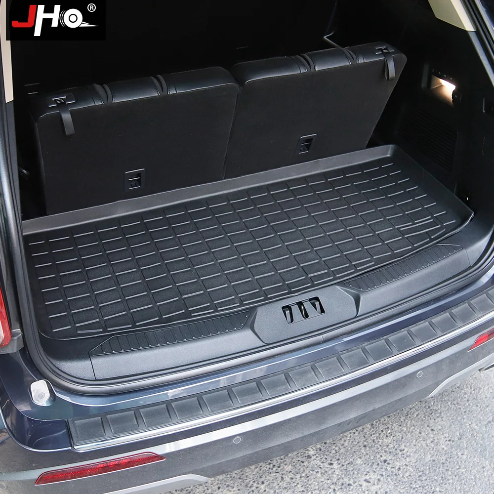 

JHO Car Rear Cargo Boot Liner Trunk Floor Mat Carpet Tray For Ford Explorer 2020 2021 Interior Accessories