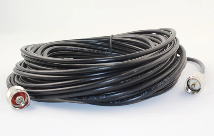 Семейный радиочастотный кабельный Фидер для передатчика с разъемом 15 метров от NJ