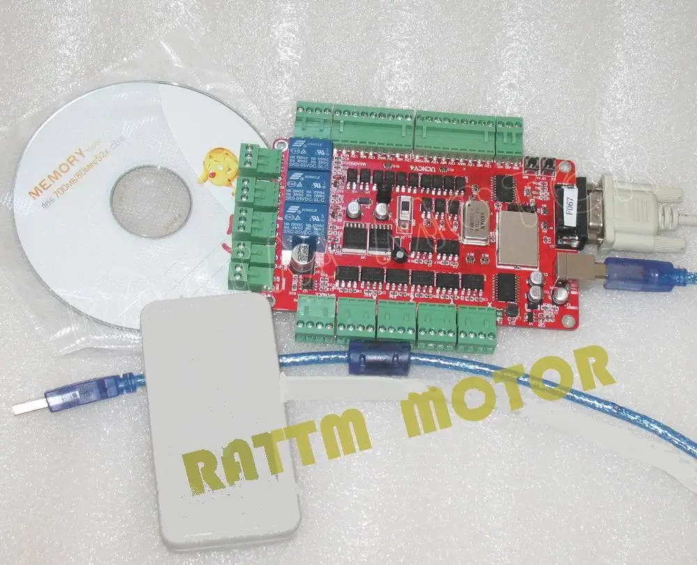 

New products !!! 4 axis USBCNC breakout board for CNC Router Machine stepper motor controller driver without hand controller