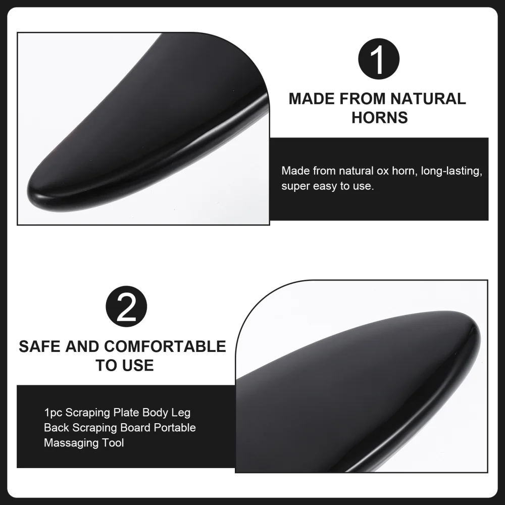 

1pc Scraping Plate Body Leg Back Scraping Board Portable Massaging Tool