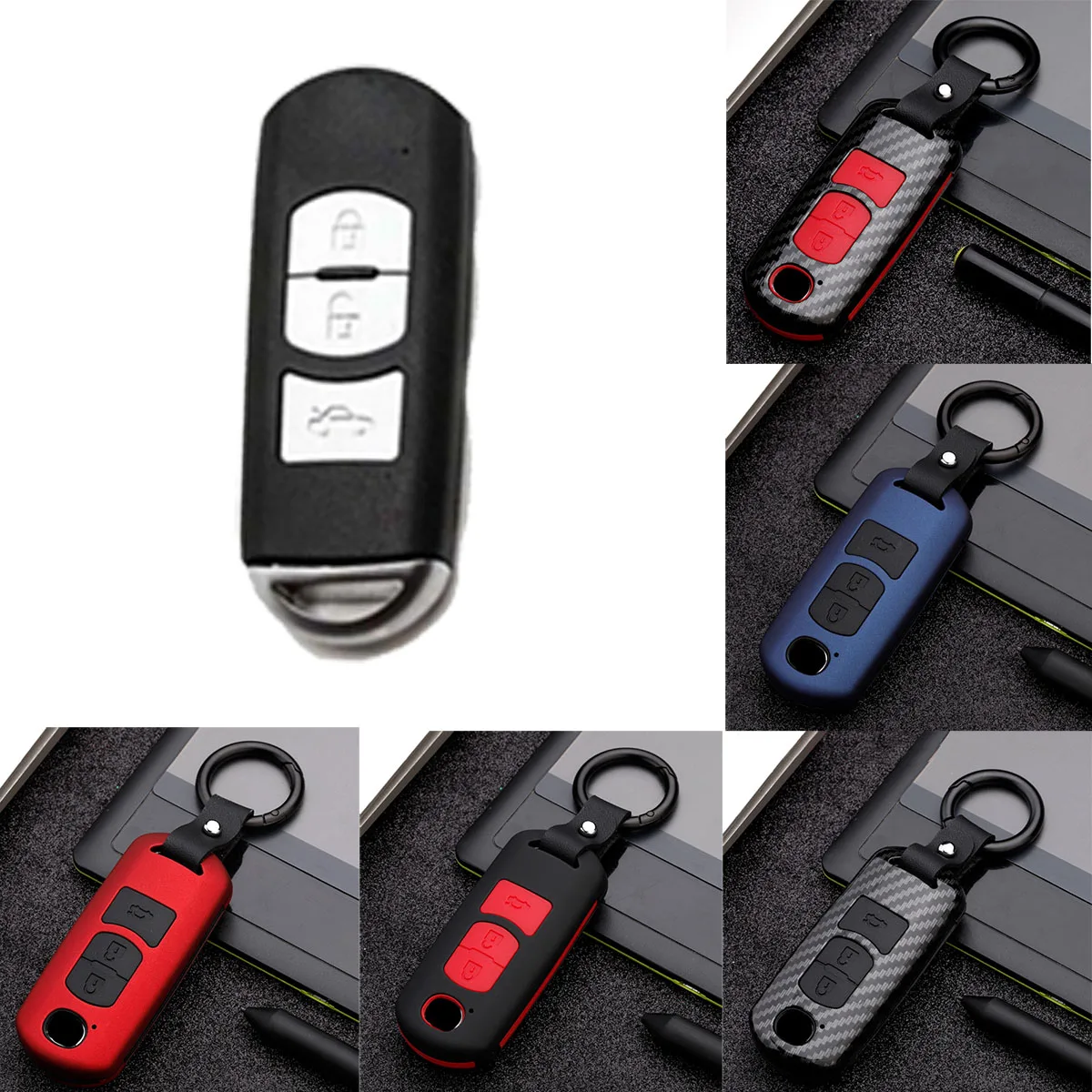 Автомобильный 2-кнопочный 3-кнопочный смарт-ключ с дистанционным управлением из
