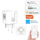 Беспроводная смарт-розетка 2,4G WIFI Homekit Siri для IOS для Apple-совместимая электрическая розетка с европейской вилкой 16 А переменный ток 100-240 В Wi-Fi розетка