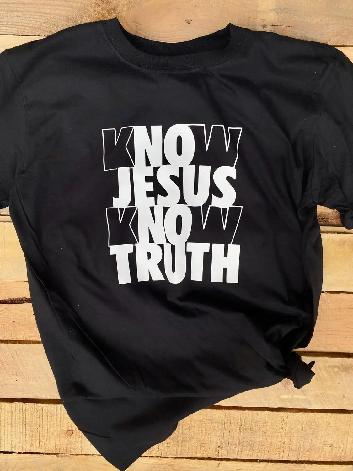 

No jesus no truth women fashion unisex Hipster Christian Bible baptism personality pure cotton casual colorful t shirt tee tops