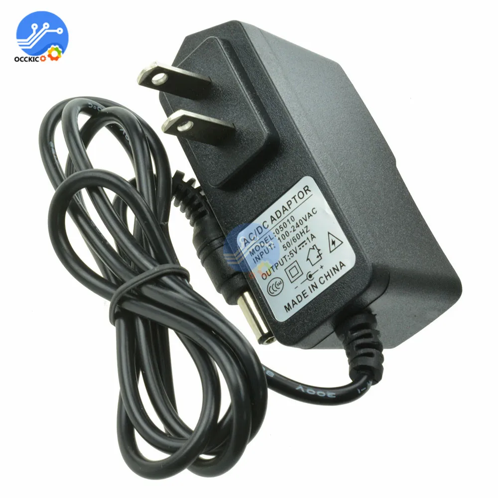 AC 100 240V в DC 5V 1A 1000mA Импульсный блок питания конвертер адаптер US Plug|adapter us|us adapterplug
