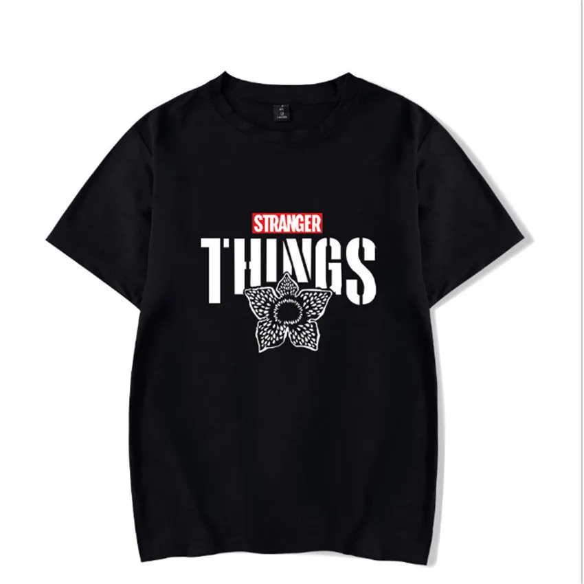 2020 Stranger Things TShirt Women Funny Tv Eleven Dustin Shirts Mike T shirt 80s Graphic Female Ulzzang T-shirt StrangerThings | Женская