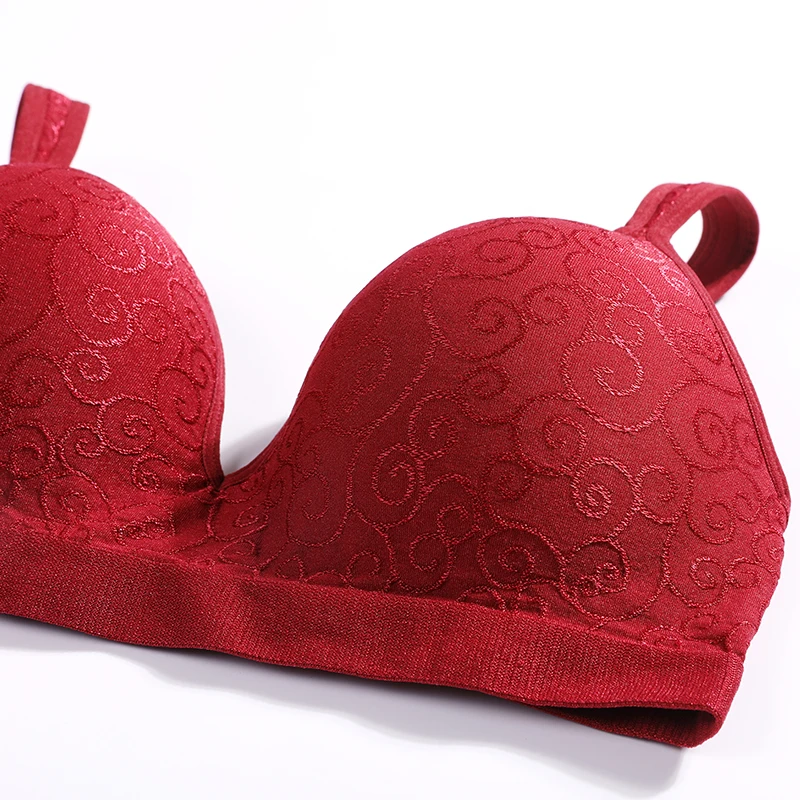 Женский жаккардовый Повседневный комфортный бесшовный пенопластовый