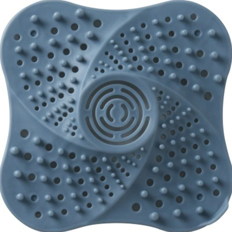 

TPR Silicone Kitchen Anti-blocking Floor Drain Net Bathroom Tub Basin Filter Hair Catcher Colander Sink Plug Strainer