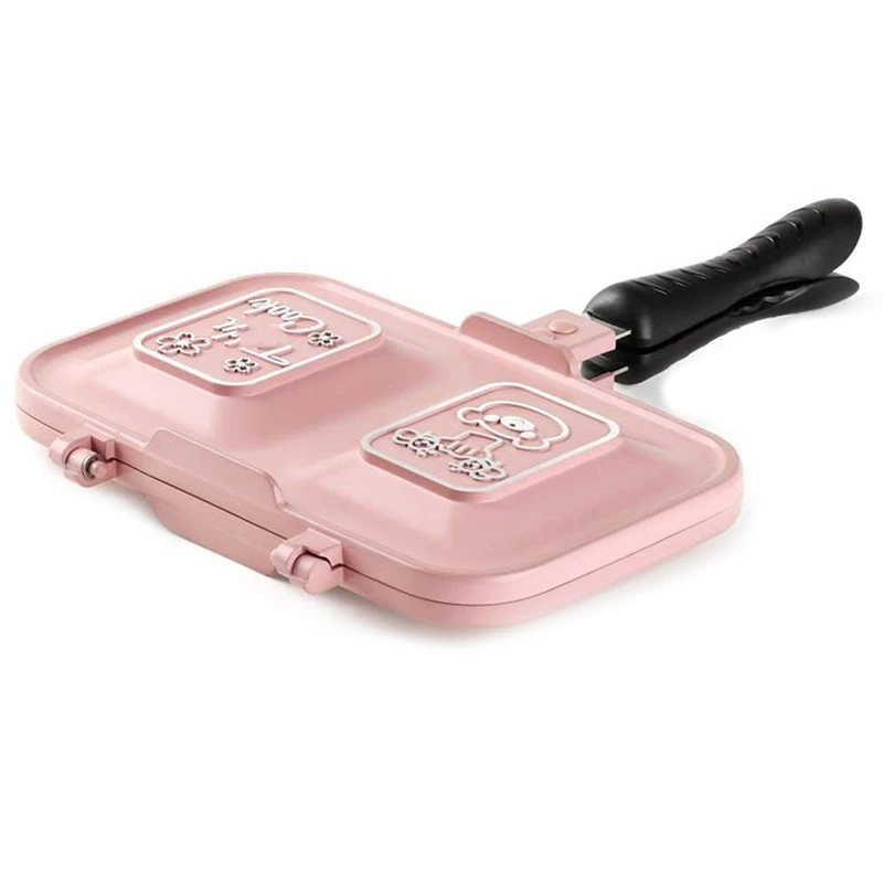 Милый медведь двухсторонняя сковорода антипригарный Хлеб Завтрак горшок