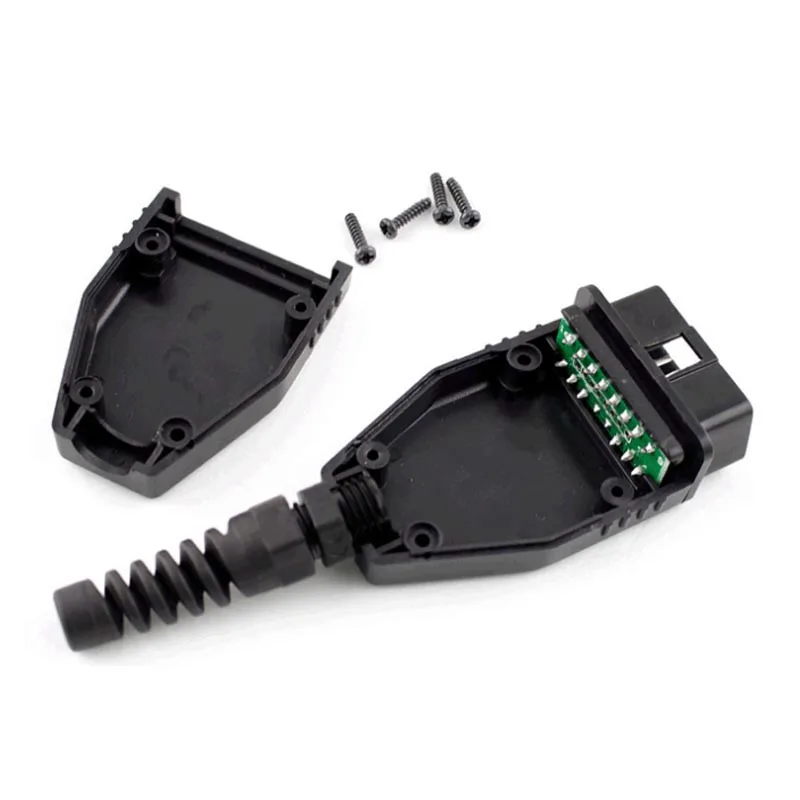Универсальный OBDII OBD2 16Pin коннектор для VAG Автомобильный сканер OBD Plug адаптер OBD 2 коннектора больше типа