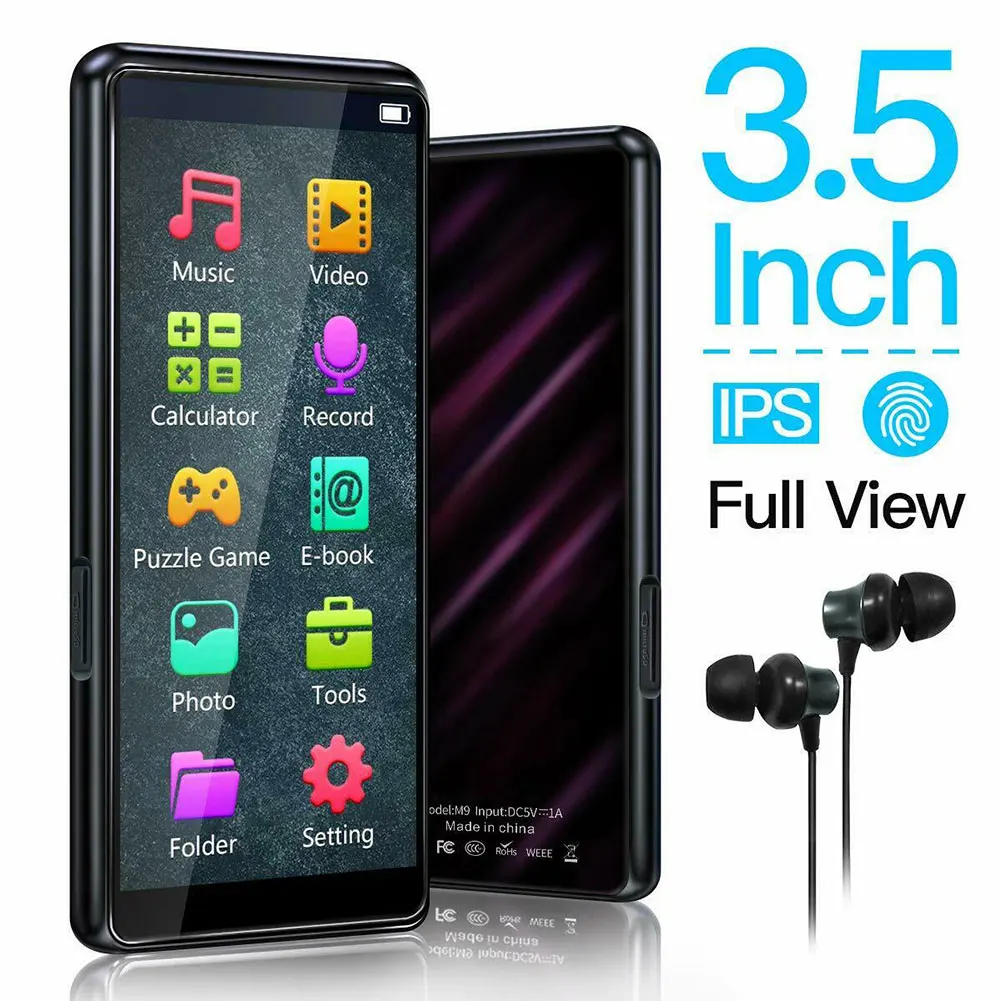 Bluetooth TF карта встроенный динамик учим английский запись usb зарядка MP4 плеер