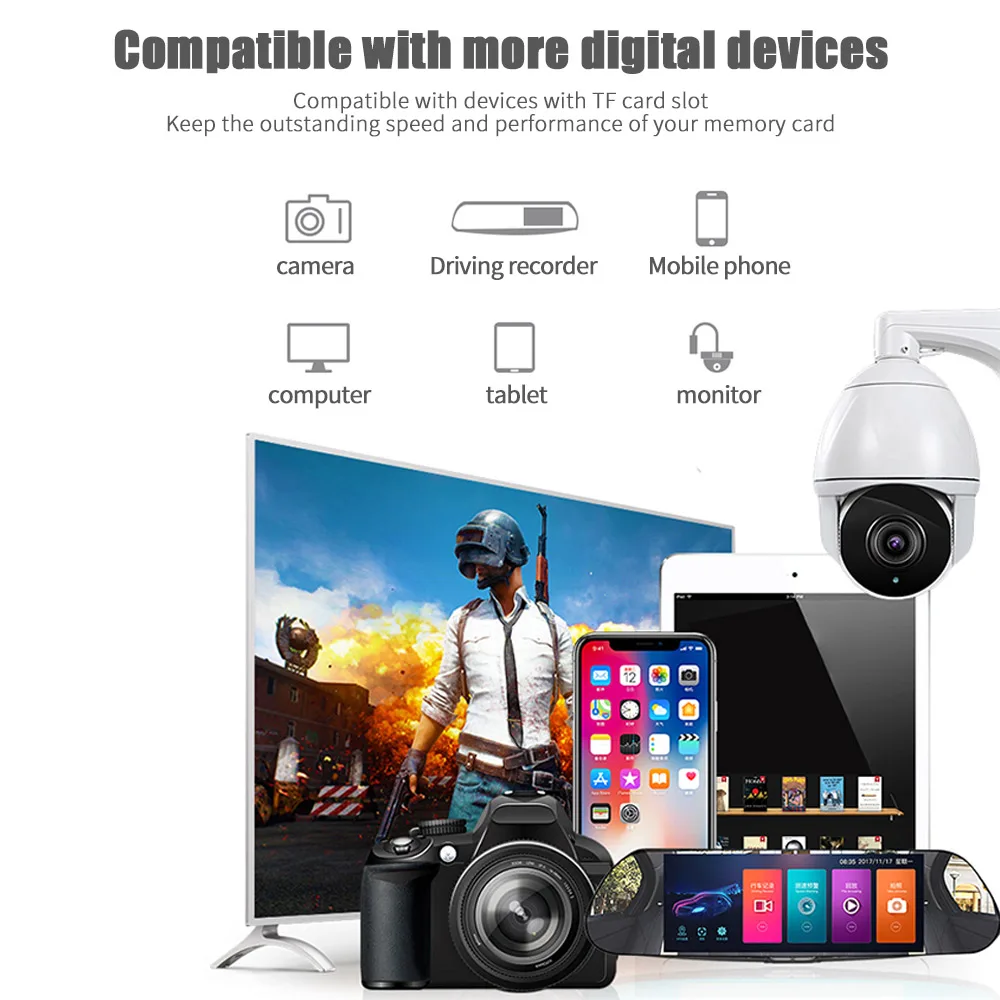 Карта памяти Micro SD класс 10 32 ГБ 64 16 Wi Fi IP камера|DVR-карты| |