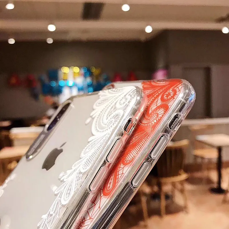 Бутон шелковый сексуальный чехол для телефона с цветочным рисунком Apple IPhone 7 8 6 6s