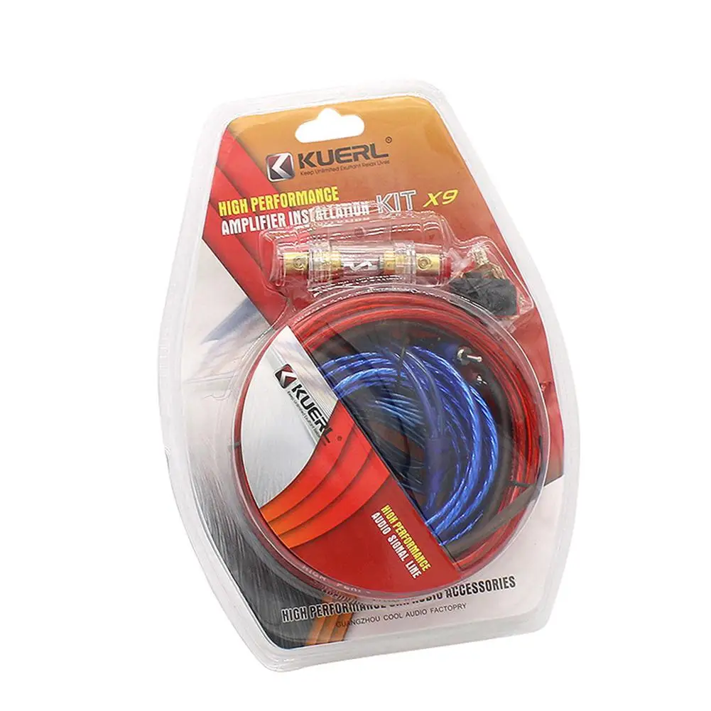 60 AMP держатель предохранителя 8GA кабель питания сабвуфер динамик аудиопровод