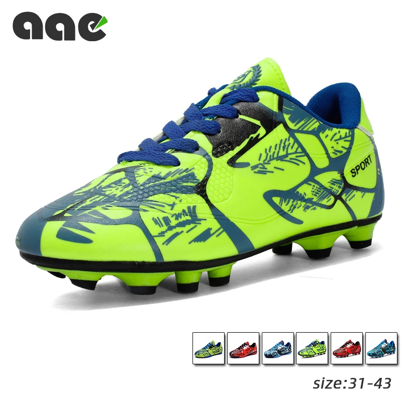 

Long Spikes Soccer Shoes Society Outdoor Training Football Boots Sneakers Ultralight Non-Slip Sport Turf Soccer Cleats Unisex
