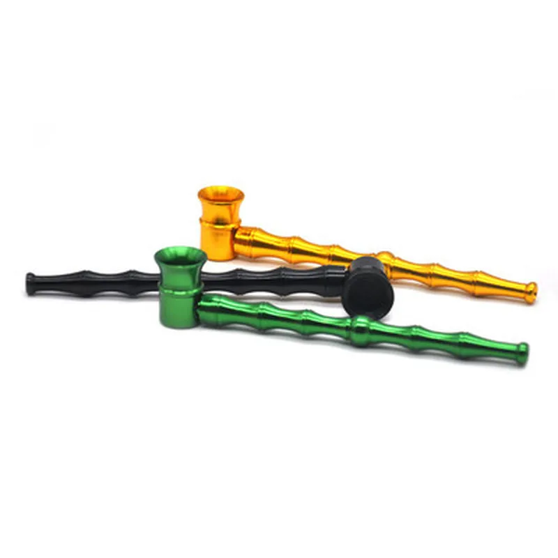 Маленькие бамбуковые Табак Стебли Smok металлические трубы портативные