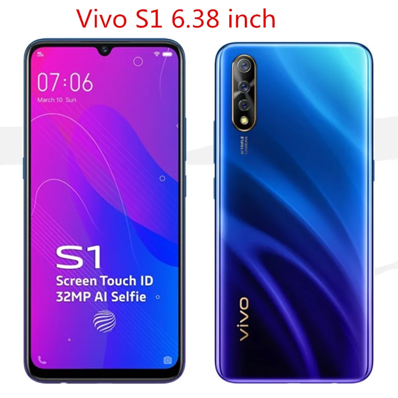 ViVO S1 6.38 inch 9D полное покрытие защитное стекло на ViVO S1 Pro закаленное стекло для Vivo iqoo neo U1 V15 Pro Y3 Y12 Y17 стекло защитная пленка - Цвет: ViVO S1 6.38 inch