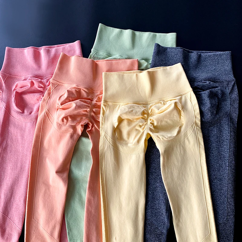 Женские Длинные Трико для фитнеса штаны бега упражнения Леггинсы йоги с высокой