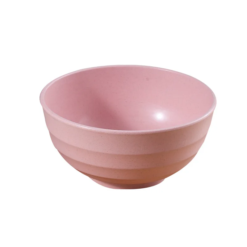 

7.5 Inch Microwaveable Wheat Straw 20 Bowls Bowl Rice Household Personality Japanese Soup Bowl Kitchen Supplies dinnerware set