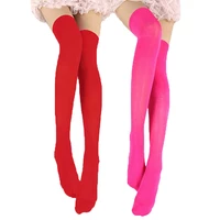 sell hot women sexy warm thigh high stockings over knee socks velvet calze stretch stocking temptation medias overknee long