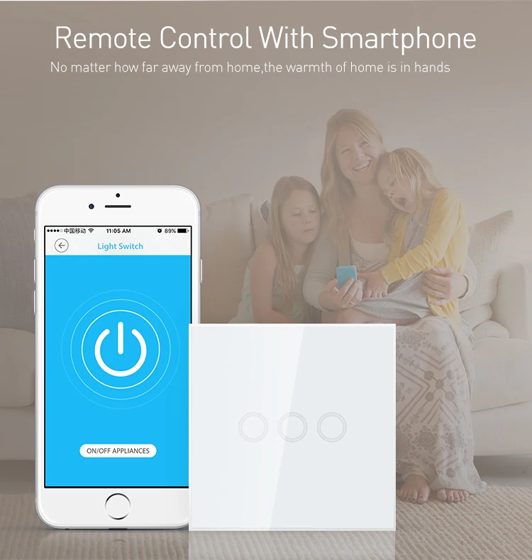 NEO COOLCAM 3CH Zwave Plus сенсорный настенный выключатель света 3 банды домашней автоматизации ЕС 868,4 МГц