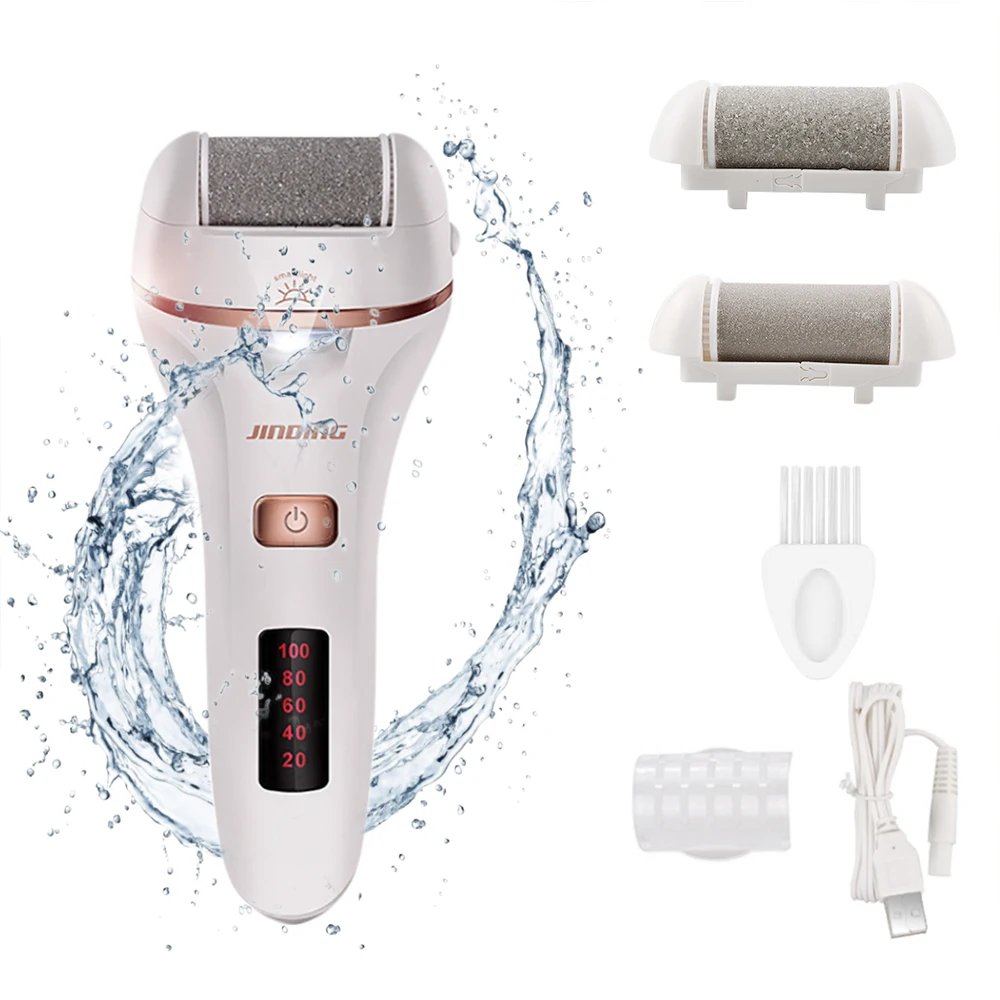 Электрический пилка для ног USB зарядка Педикюр машина цифровой дисплей Уход за