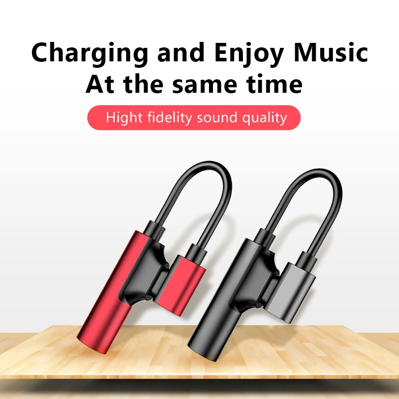 2 в 1 Освещение usb type-C аудио зарядный адаптер для iPhone 11 X XR XS 7 8 Plus 3 5 мм разъем