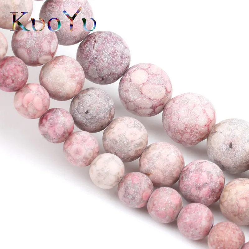 Матовый фиолетовый красный дождевой камень жасперы бусины круглые свободные