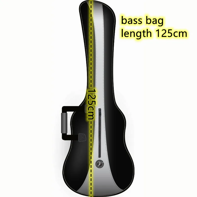 Profession general electric bass guitar case gig bag backpack transport holder thicker shockproof waterproof instrument package