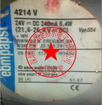 

BRAND NEW 4214V 24V 240MA 5.4W ORIGINAL GERMANY 4WIRES 12CM FAN FANS