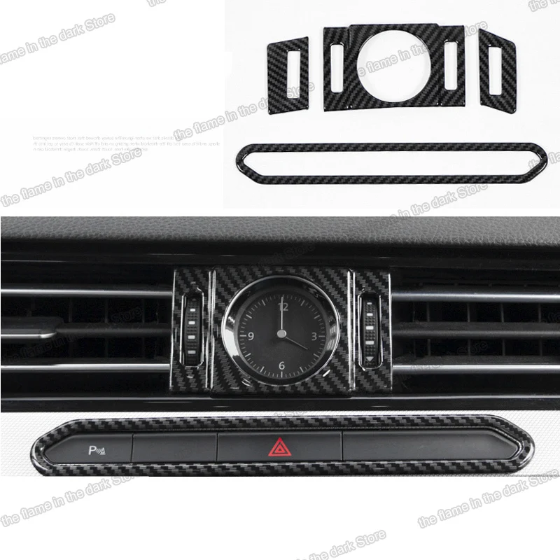 

Lsrtw2017 Car Dashboard Vent Trim Warning Light Frame for Volkswagen Passat B8 Variant 2017 2018 2019 2020 Vw Accessories Auto
