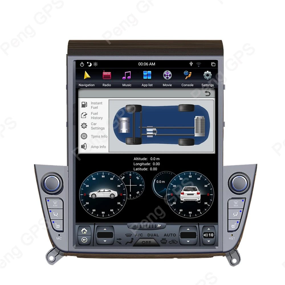 4G+ 64G PX-6 Android 8,1 Тесла вертикальный экран для hyundai IX35+ аудио плеер в тире Carplay 1920*1080 gps навигационный блок
