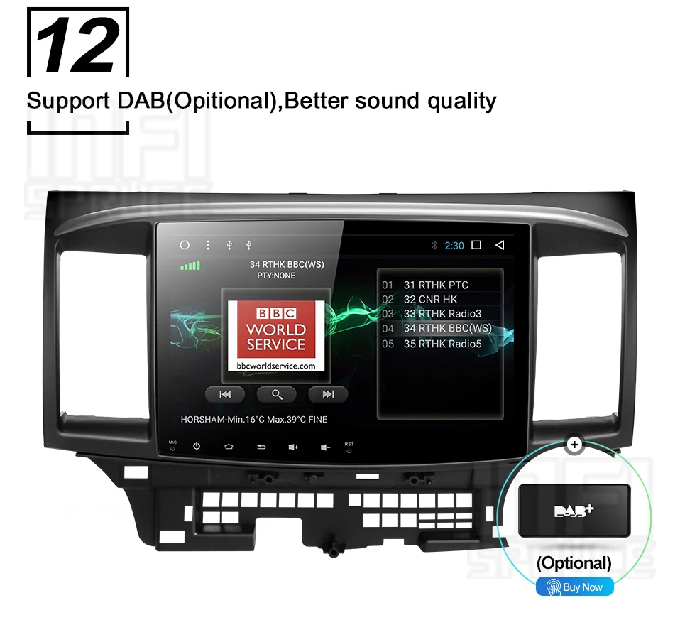 PX30 32G Android 9,0 автомобильный DVD для Mitsubishi Lancer 2005- с 10,1 дюймов 2 DIN 3g/4G gps Радио Видео плеер автомобильная навигация