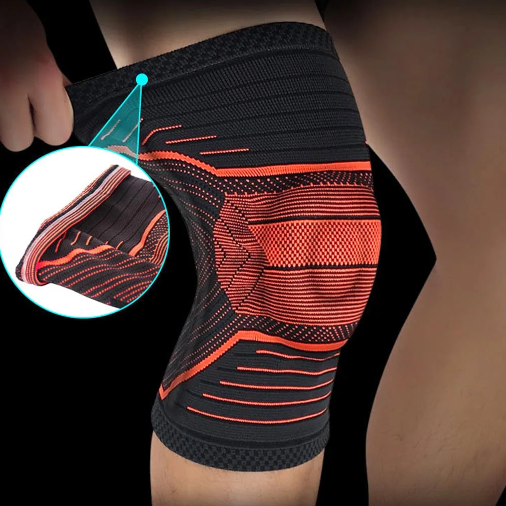 1 шт. коленной чашечки протектор коленного бандажа силиконовый весна колено