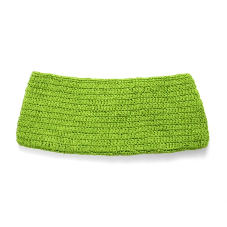 Cute Crochet Wool Sleeping Bags Newborn Baby Knitted Chunky Cocoon Swaddle Baby Pea Pod Photography Props Sleeping Bag
