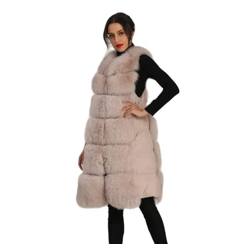 Рисунок 4 - Женский Длинный жилет из натурального Лисьего меха